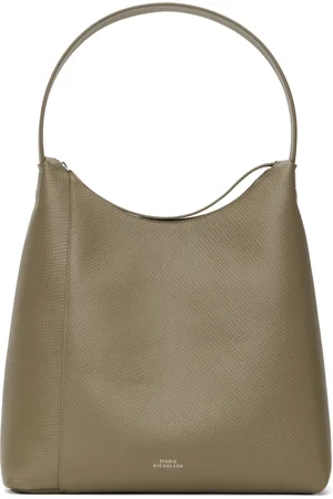 STUDIO NICHOLSON Cabas Type 1 taupe en cuir