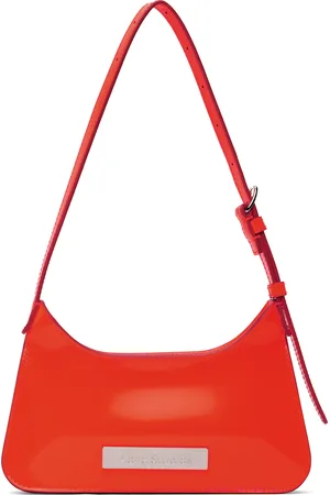 Acne Studios Micro sac porté épaule Platt orange