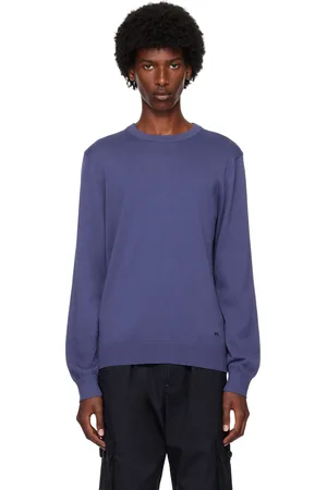 Paul Smith Pull bleu en coton bio