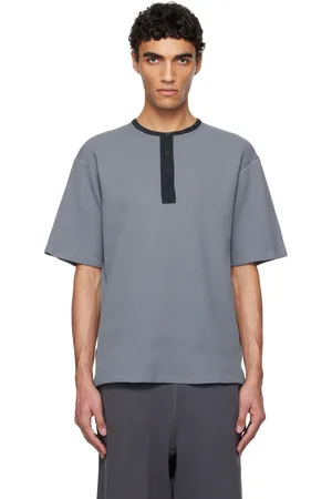 NANAMÍCA Henley de survêtement isotherme Henry bleu à col ras du cou - ONE OCEAN, ALL LANDS
