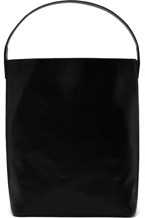 Auralee Grand cabas noir en cuir édition AETA