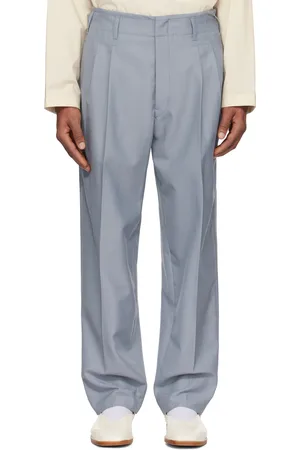 LEMAIRE Pantalon gris à plis