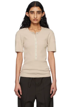 LEMAIRE Henley ajusté beige