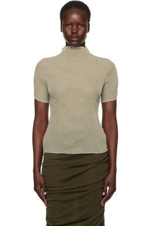 Issey Miyake Haut Twist 3 kaki