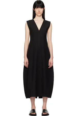 STUDIO NICHOLSON Robe midi Enna noire