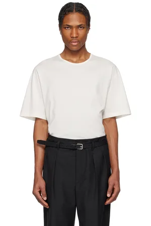 LEMAIRE T-shirt décontracté blanc cassé