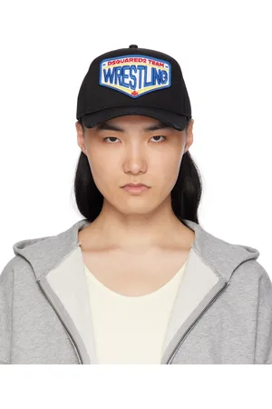 Dsquared2 Casquette de baseball noire à logo Boxeur