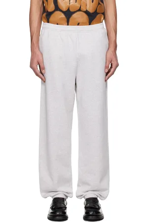 Acne Studios Pantalon de survêtement gris en coton bio