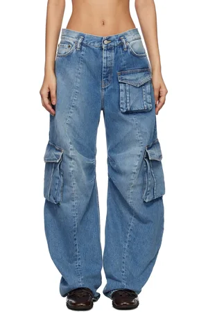 Acne Studios Jean cargo bleu