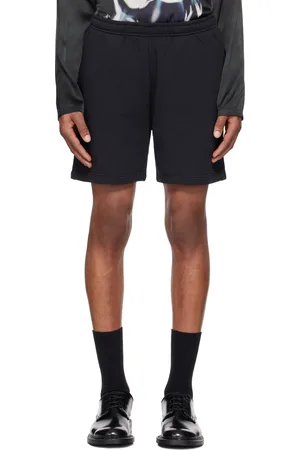 Acne Studios Short noir en molleton