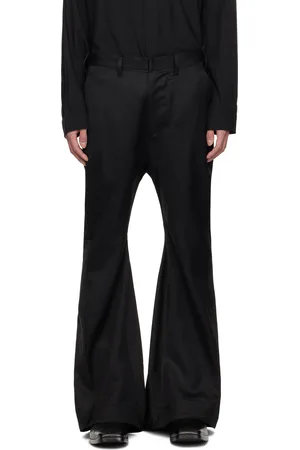 JULIUS Pantalon évasé Jet noir