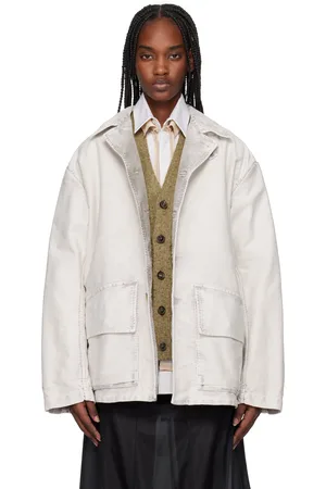 Maison Margiela Blouson de sport gris