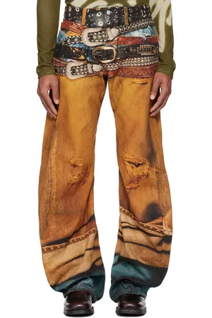 Acne Studios Jean décontracté 2006M orange