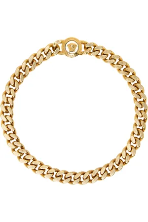 VERSACE Chaine dorée à logo Medusa