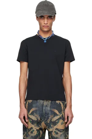 Acne Studios T-shirt noir à coupe classique