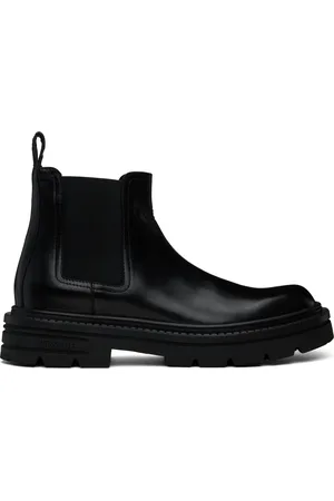 VERSACE Bottes chelsea Adriano noires
