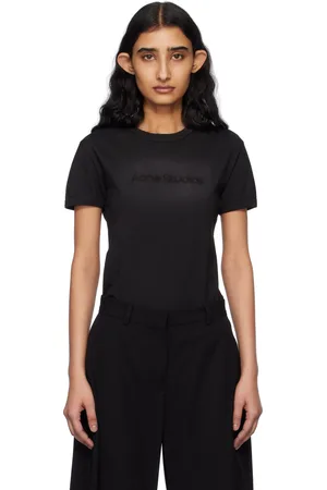 Acne Studios T-shirt ajusté noir à logo