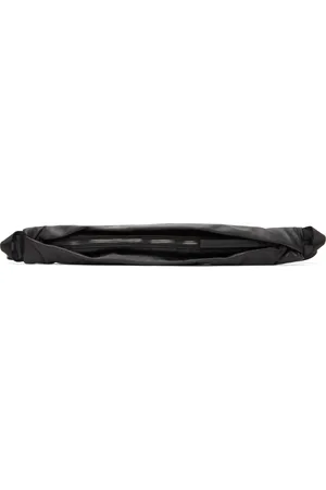 CÔTE&CIEL Pochette Adda noire en cuir Alias