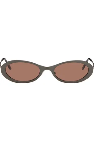 OUR LEGACY Lunettes de soleil Tad gris acier