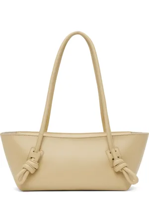 Hereu Sac baguette porté épaule Fleca blanc cassé