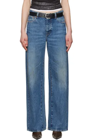 OUR LEGACY Jean Treble Cut bleu