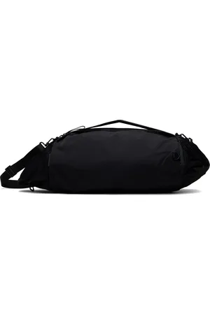 CÔTE&CIEL Sac de sport transformable lisse Obed noir