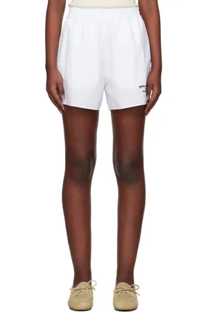 OFF-WHITE Short blanc en popeline