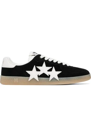 AMIRI Baskets Pacific noir et blanc en suède