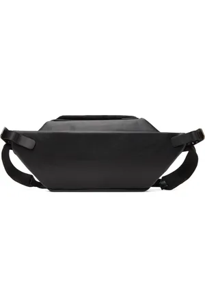 CÔTE&CIEL Sac-ceinture Isarau noir en cuir Alias