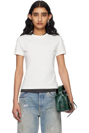 Acne Studios T-shirt ajusté blanc à logo