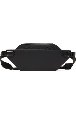 CÔTE&CIEL Sac-ceinture Isarau noir en canevas Obsidian