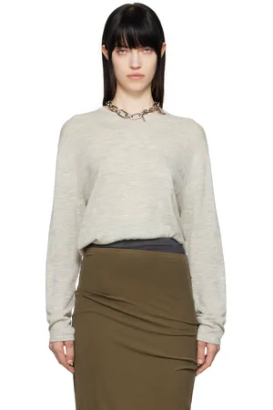Acne Studios Pull gris en cachemire