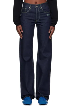 OFF-WHITE Jean Susy bleu marine