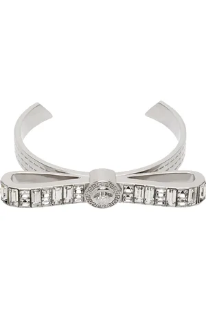VERSACE Bracelet argenté à logo Medusa