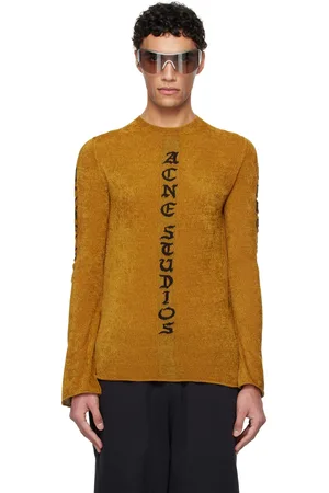 Acne Studios Pull brun en velventine
