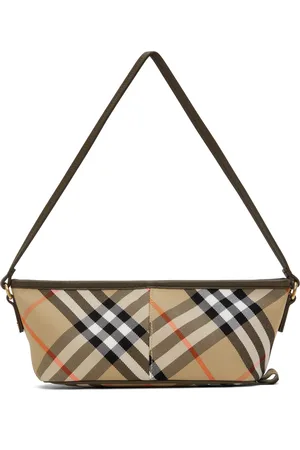 Burberry Mini sac beige à carreaux - Classics
