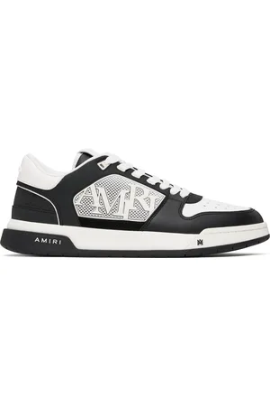 AMIRI Baskets basses noir et blanc