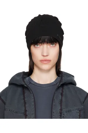 Hyein Seo Bonnet noir à écusson à logo