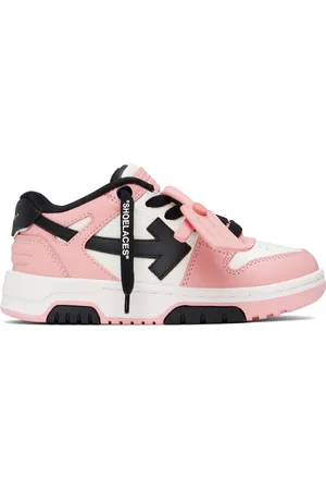 OFF-WHITE Enfant | Baskets Out Of Office rose et noir