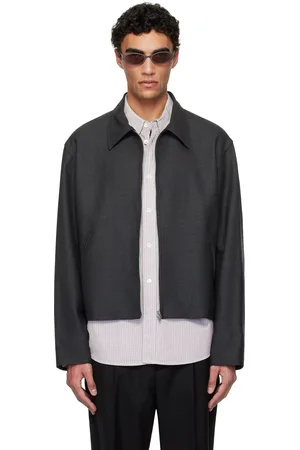 OUR LEGACY Blouson Mini gris