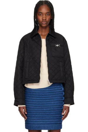 VERSACE Blouson matelassé noir