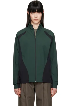 Hyein Seo Blouson de survêtement vert à glissière