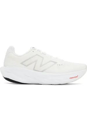 New Balance Baskets 1080v14 blanc cassé à semelle intercalaire en Fresh Foam X