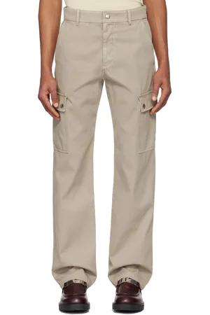Burberry Pantalon cargo taupe en coton