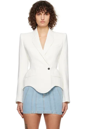 MUGLER Veston blanc
