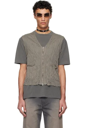 OUR LEGACY Gilet Crush taupe