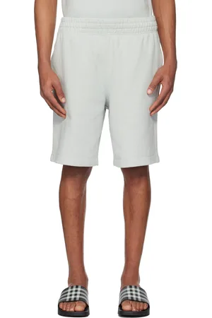 Burberry Short gris à image de marguerites à logo