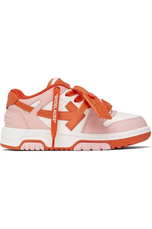 OFF-WHITE Enfant | Baskets Out Of Office rose et rouge