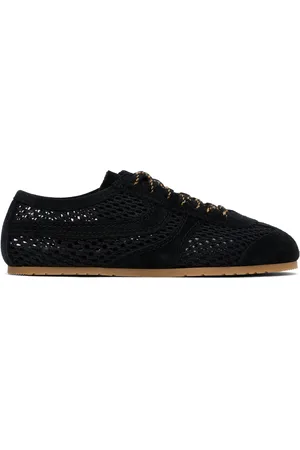 DRIES VAN NOTEN Baskets noires en suède