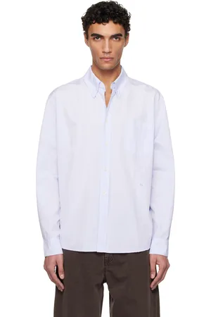OUR LEGACY Chemise Beyond bleue à boutons